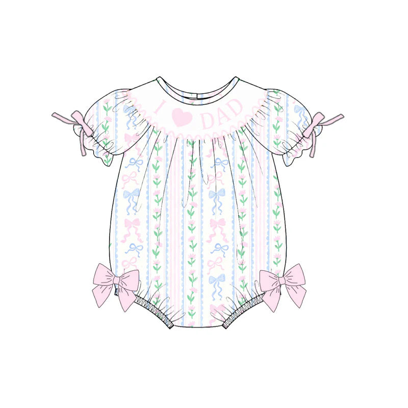 PO- I 💕 DAD PETAL & BOWS BUBBLE