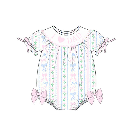 PO- I 💕 DAD PETAL & BOWS BUBBLE