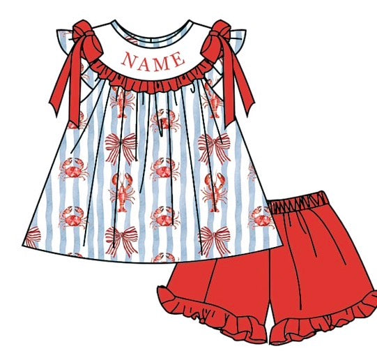 PO- CUSTOM Bayou Beauty Shorts Set