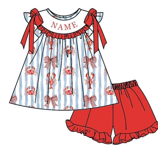 PO- CUSTOM Bayou Beauty Shorts Set