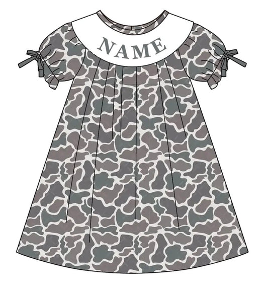 PO- CUSTOM Camo Dress