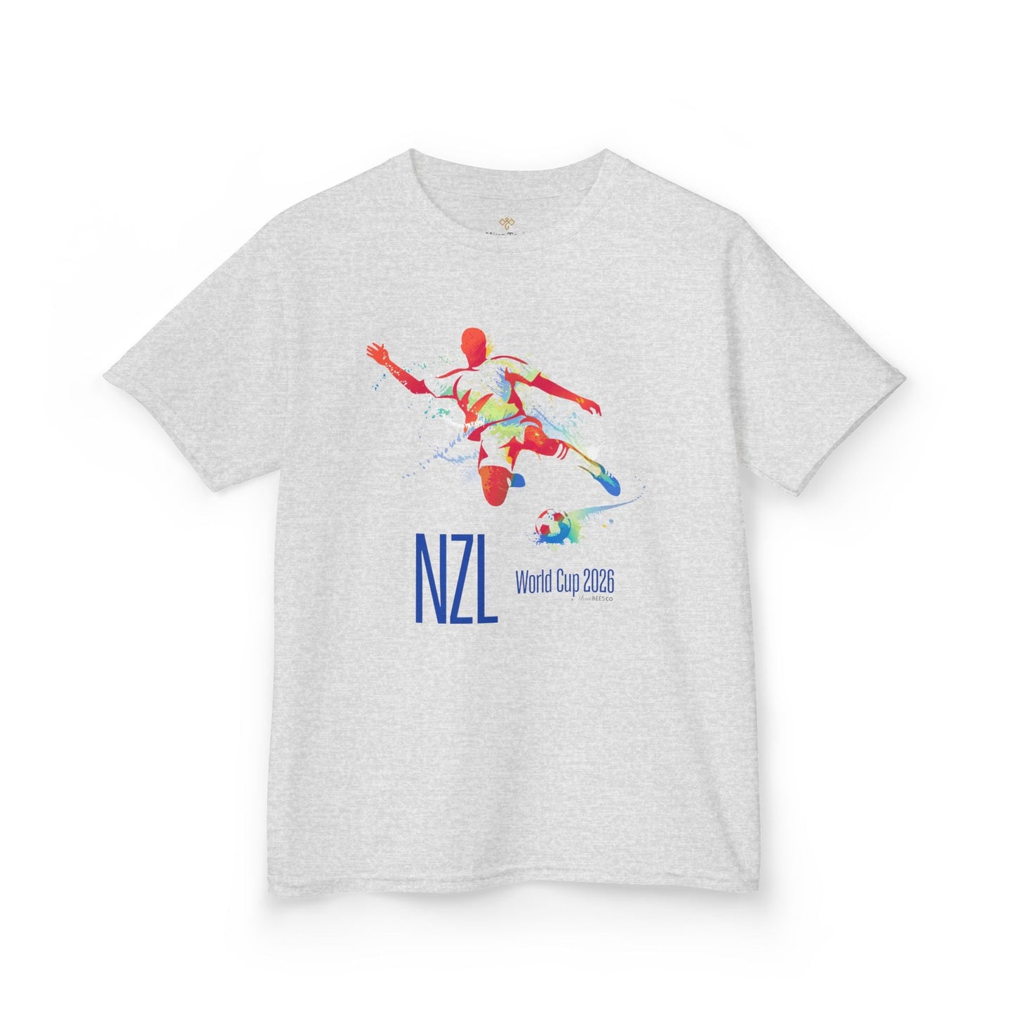 Kids Soccer New Zealand World Cup 2026 Hive Tee