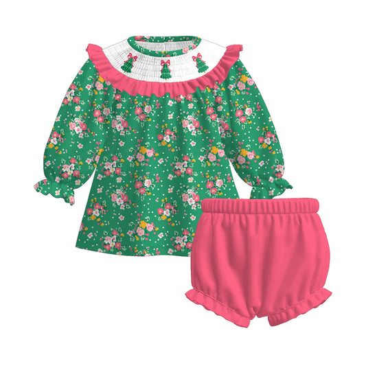 PO-  Christmas in Bloom Bloomer Set