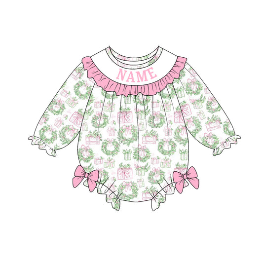 PO- CUSTOM Pink Tinsel Tidings Bubble