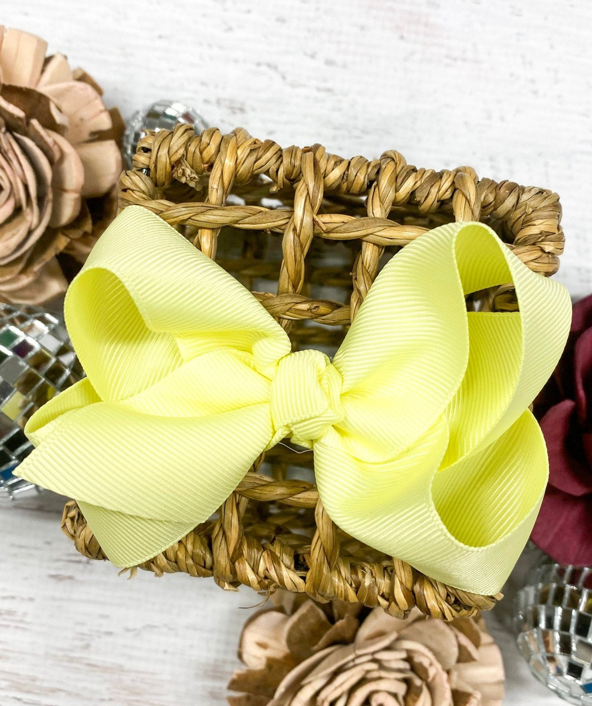 4" Essential Grosgrain Hair Bow | Clip or Headband