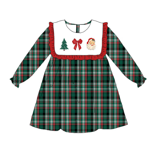 PO- Christmas Plaid Dress