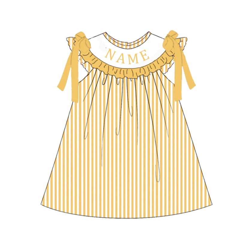 PO- CUSTOM Sunshine Striped Dress