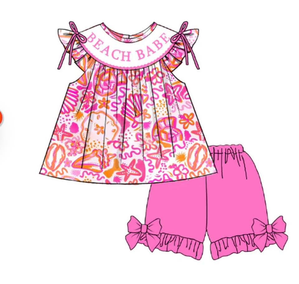 PO- Beach Babe Shorts Set