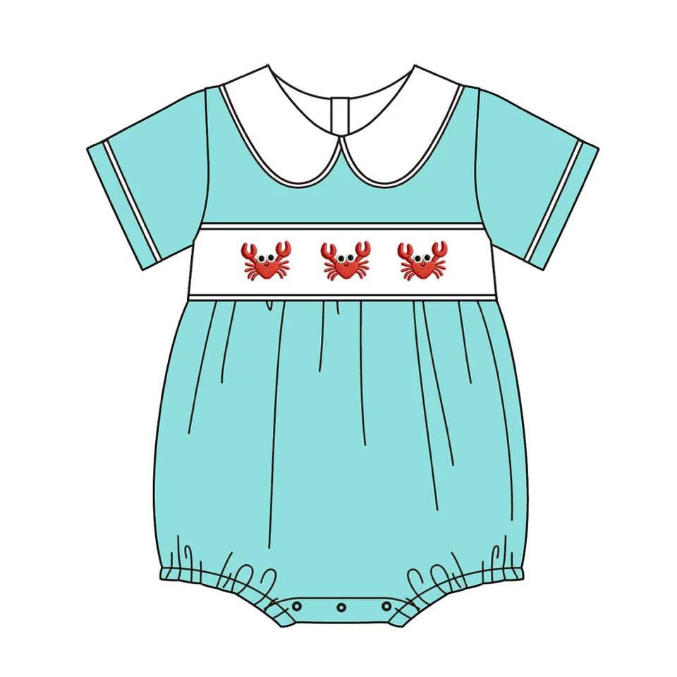 PO- Crab Boys Romper