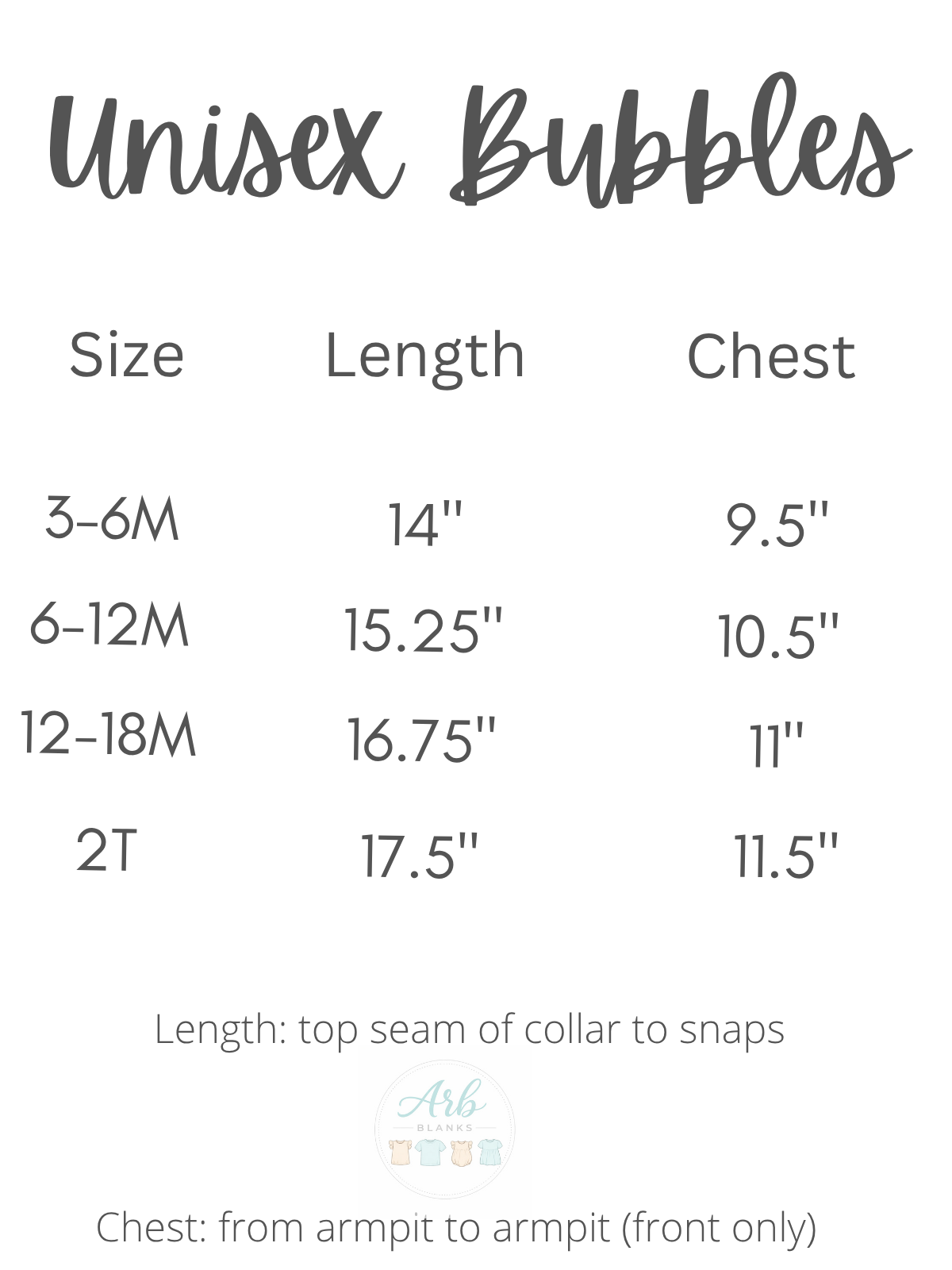 Poly/Cotton Baby Bubble -- Sublimation Blank | Girl's Angel Sleeve & Unisex | Sizes 3-6M-2T