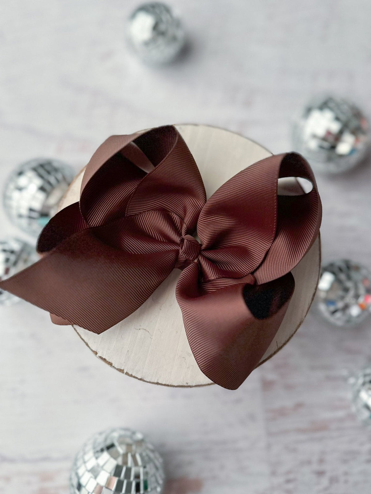 5.5" Oversize Grosgrain Hair Bow | Alligator Clip or Headband
