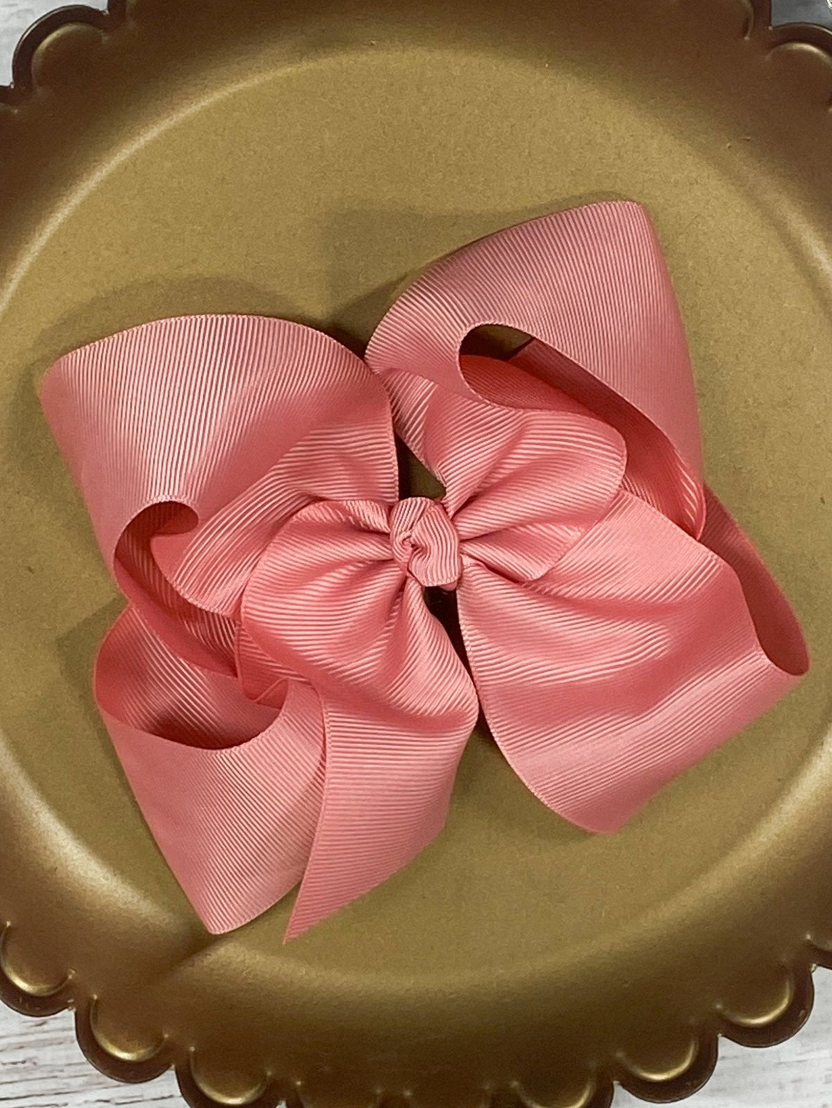 5.5" Oversize Grosgrain Hair Bow | Alligator Clip or Headband