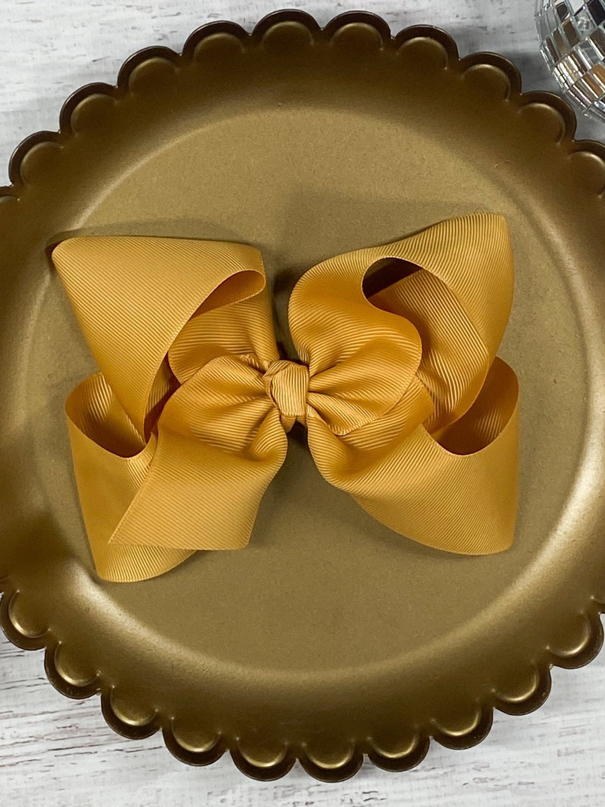 5.5" Oversize Grosgrain Hair Bow | Alligator Clip or Headband