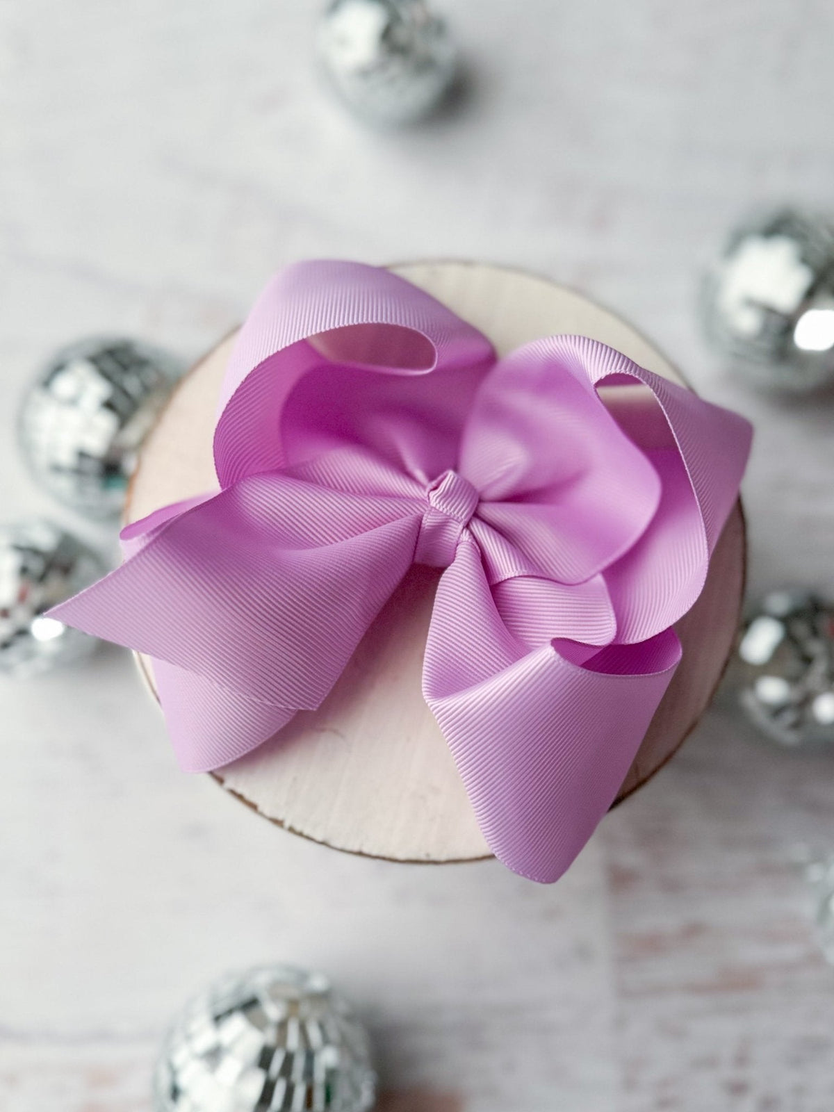 5.5" Oversize Grosgrain Hair Bow | Alligator Clip or Headband