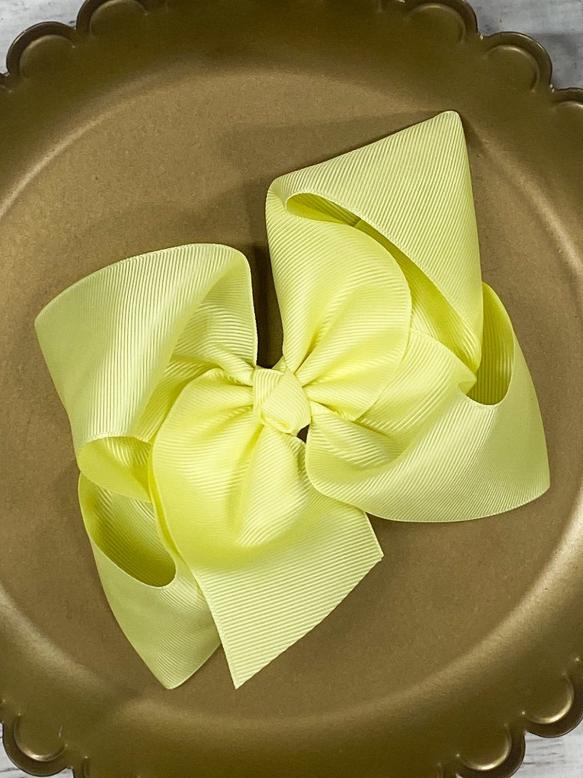 5.5" Oversize Grosgrain Hair Bow | Alligator Clip or Headband