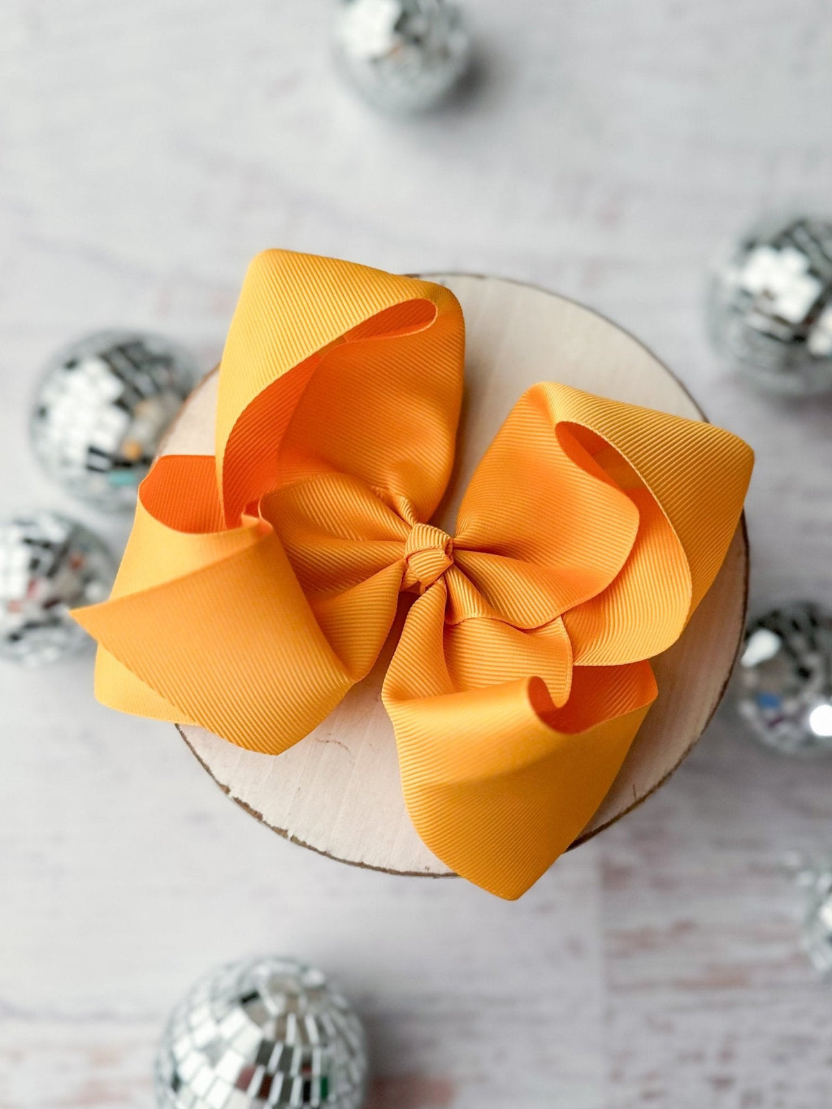 5.5" Oversize Grosgrain Hair Bow | Alligator Clip or Headband