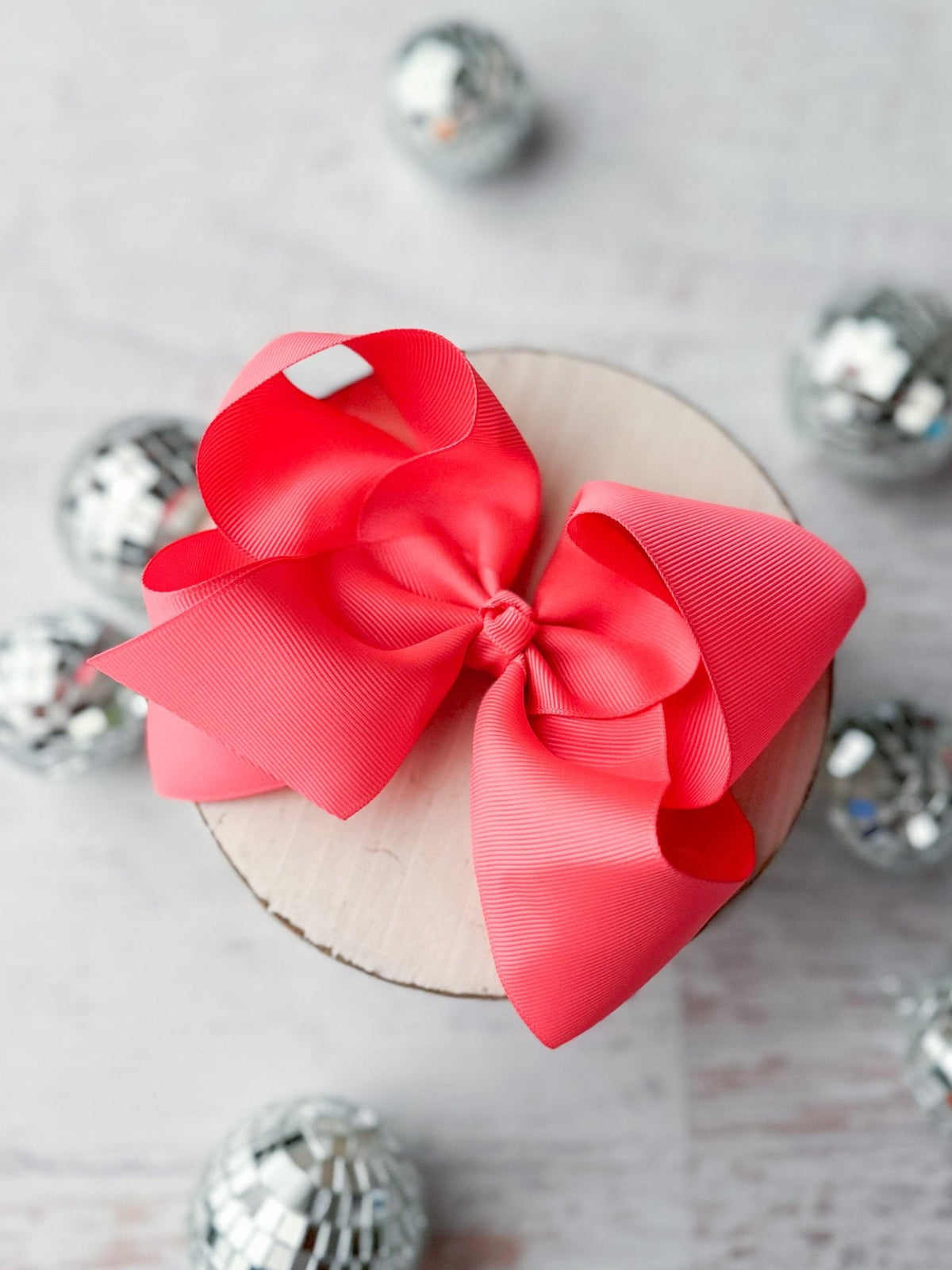 5.5" Oversize Grosgrain Hair Bow | Alligator Clip or Headband
