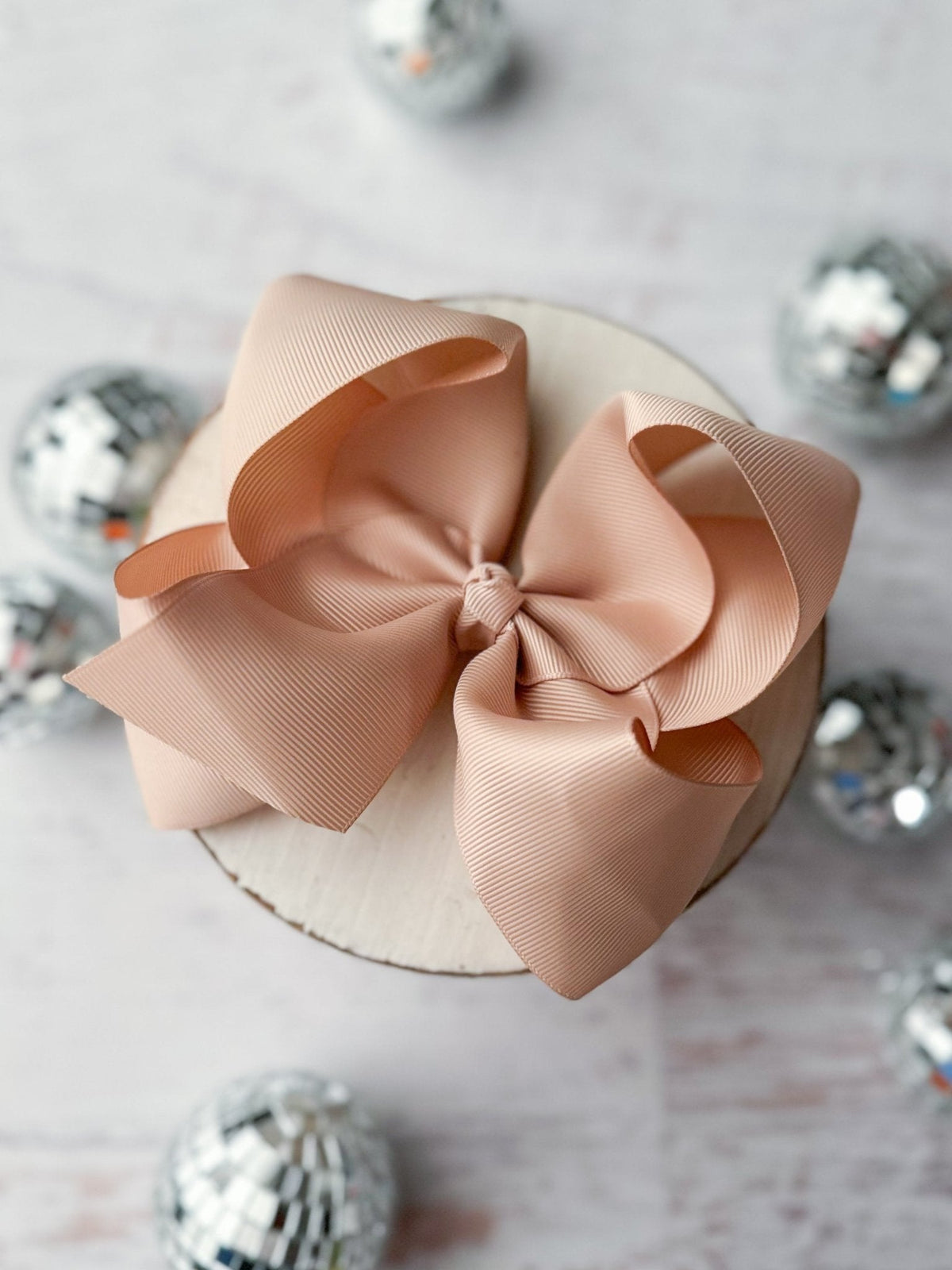 5.5" Oversize Grosgrain Hair Bow | Alligator Clip or Headband