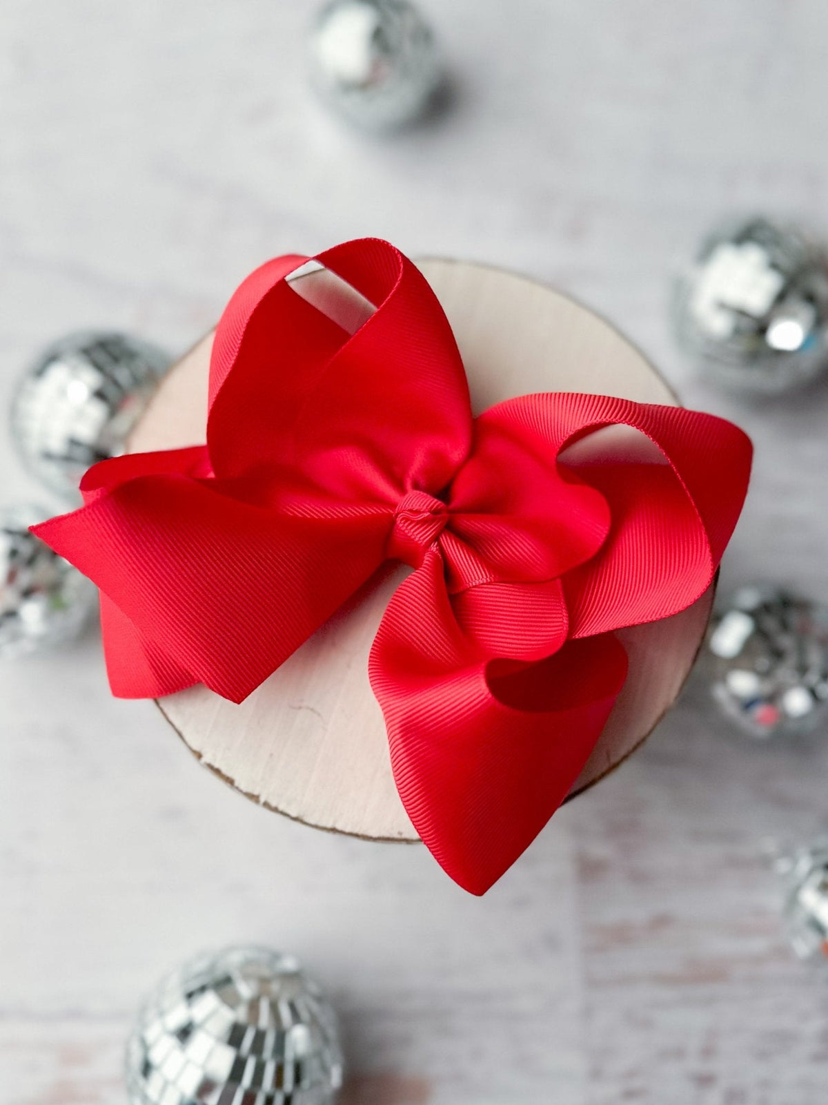 5.5" Oversize Grosgrain Hair Bow | Alligator Clip or Headband