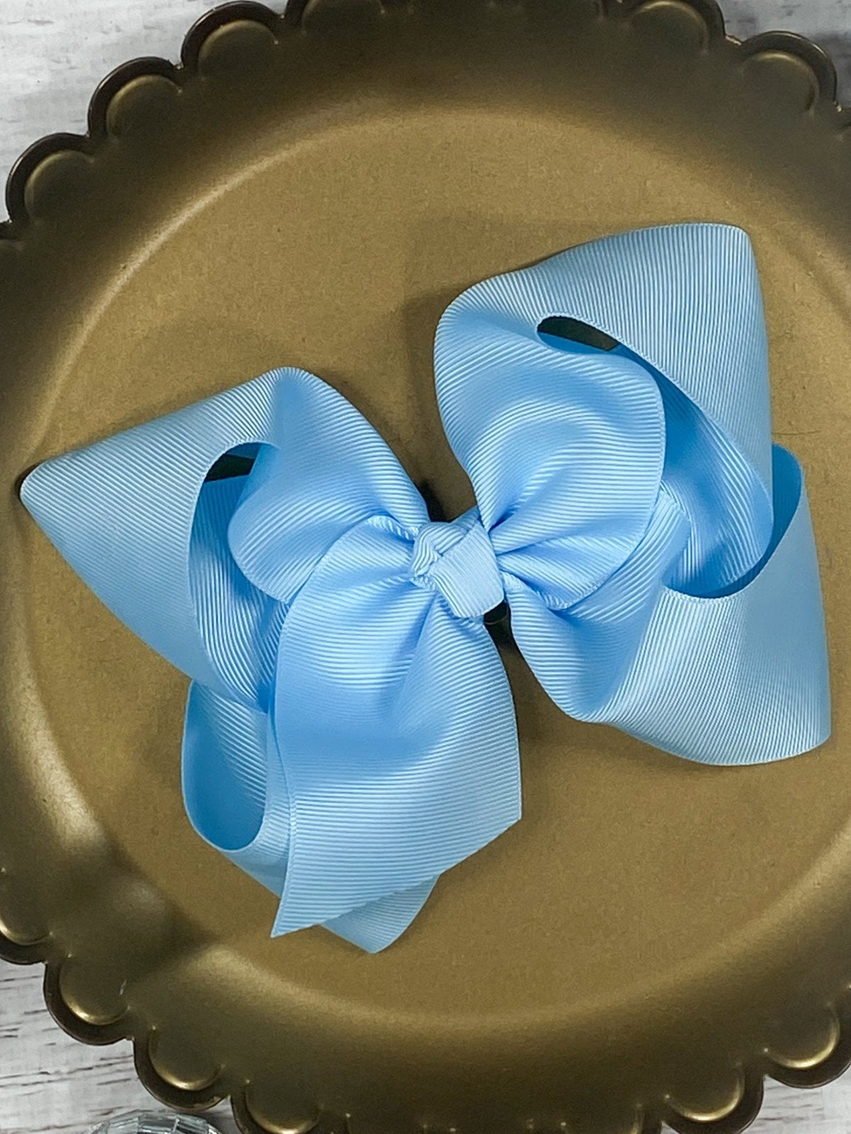 5.5" Oversize Grosgrain Hair Bow | Alligator Clip or Headband