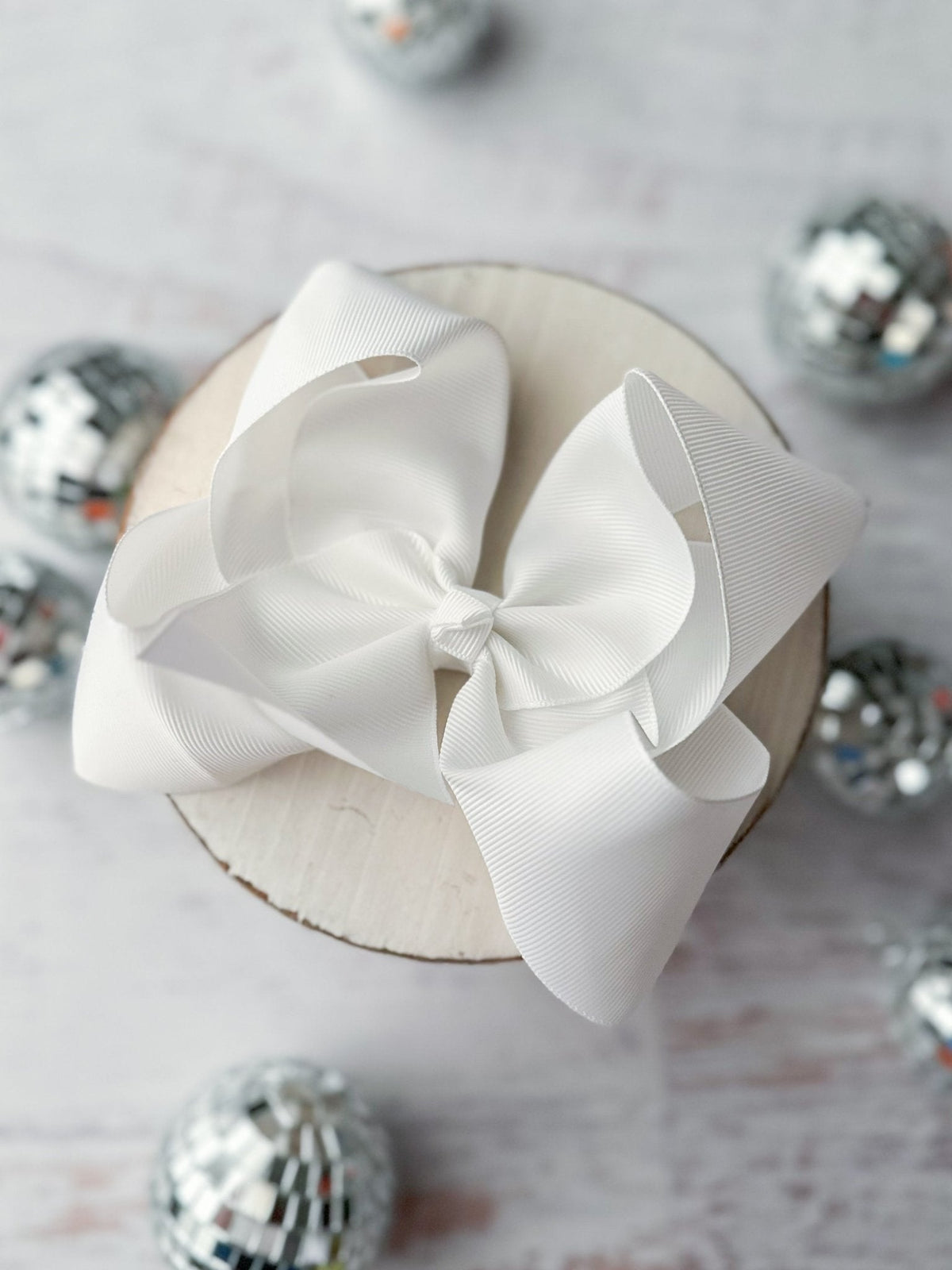5.5" Oversize Grosgrain Hair Bow | Alligator Clip or Headband