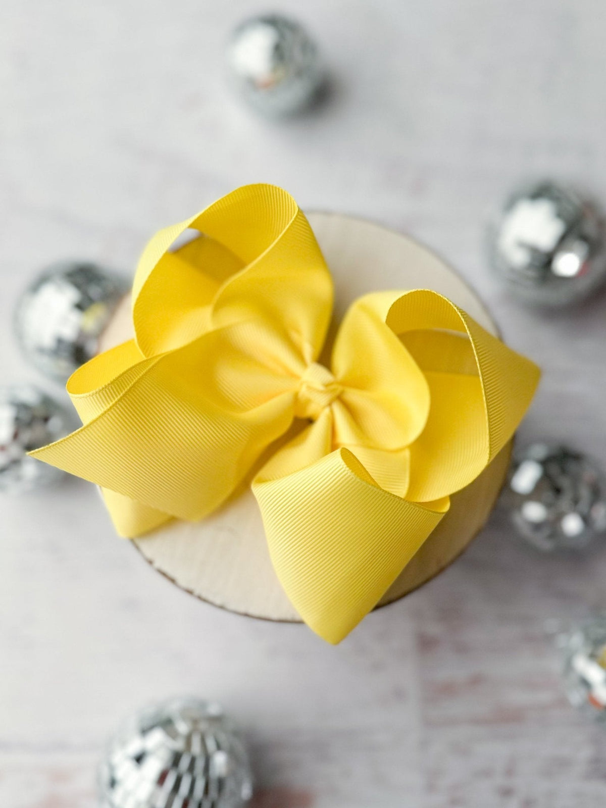 5.5" Oversize Grosgrain Hair Bow | Alligator Clip or Headband