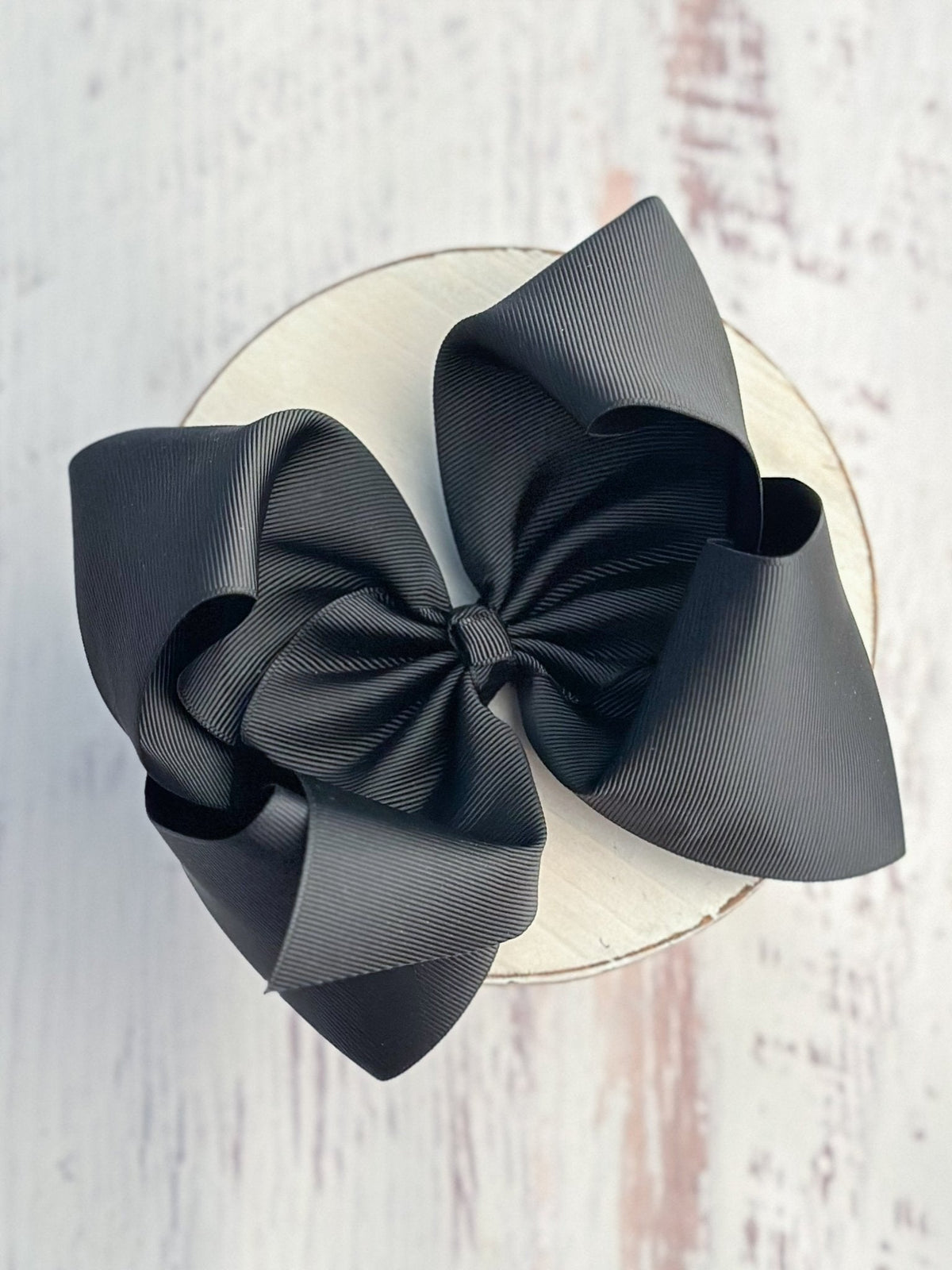 6.5" Texas Size Grosgrain Hair Bow | Alligator or French Clip