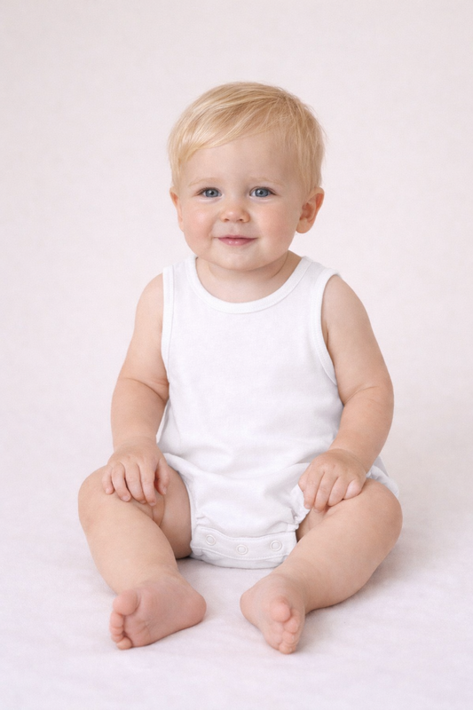 Poly/Cotton Baby Bubble -- Sublimation Blank | Girl's Angel Sleeve & Unisex | Sizes 3-6M-2T