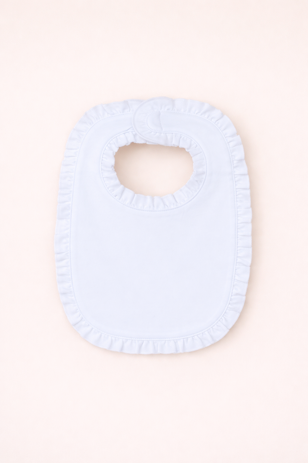 Ruffle Baby Bib – Cotton & Chenille Boutique Blank | 7 Colors | Embroidery & Monogram Ready