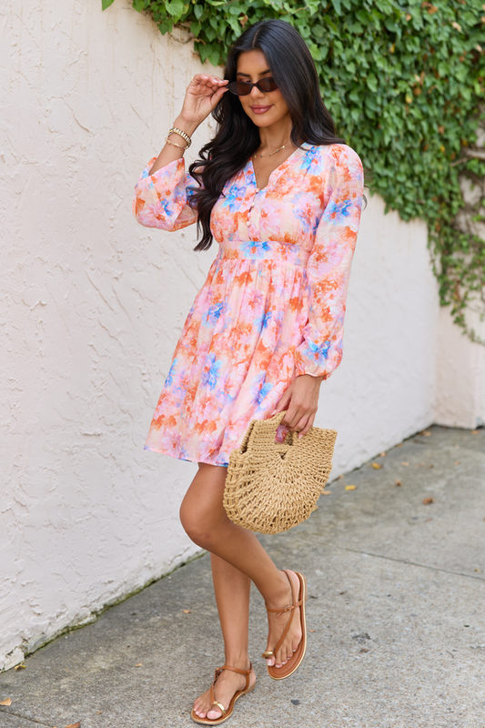 Wildflower Dream Floral Long Sleeve Dress FINAL SALE