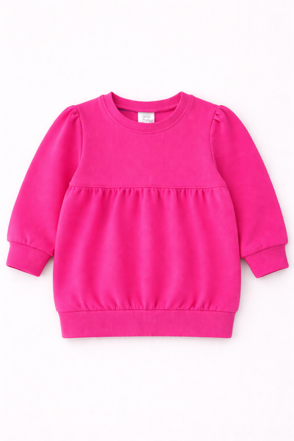 Bubble Sweatshirt – Girly Puff Sleeve | 10 Colors | Cotton Blank | Sizes 12M–12