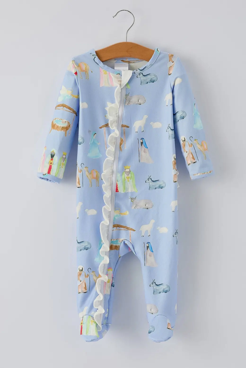 RTS- Nativity Romper Ruffle butt
