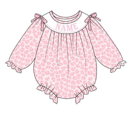 PO- CUSTOM Pink Leopard Bubble