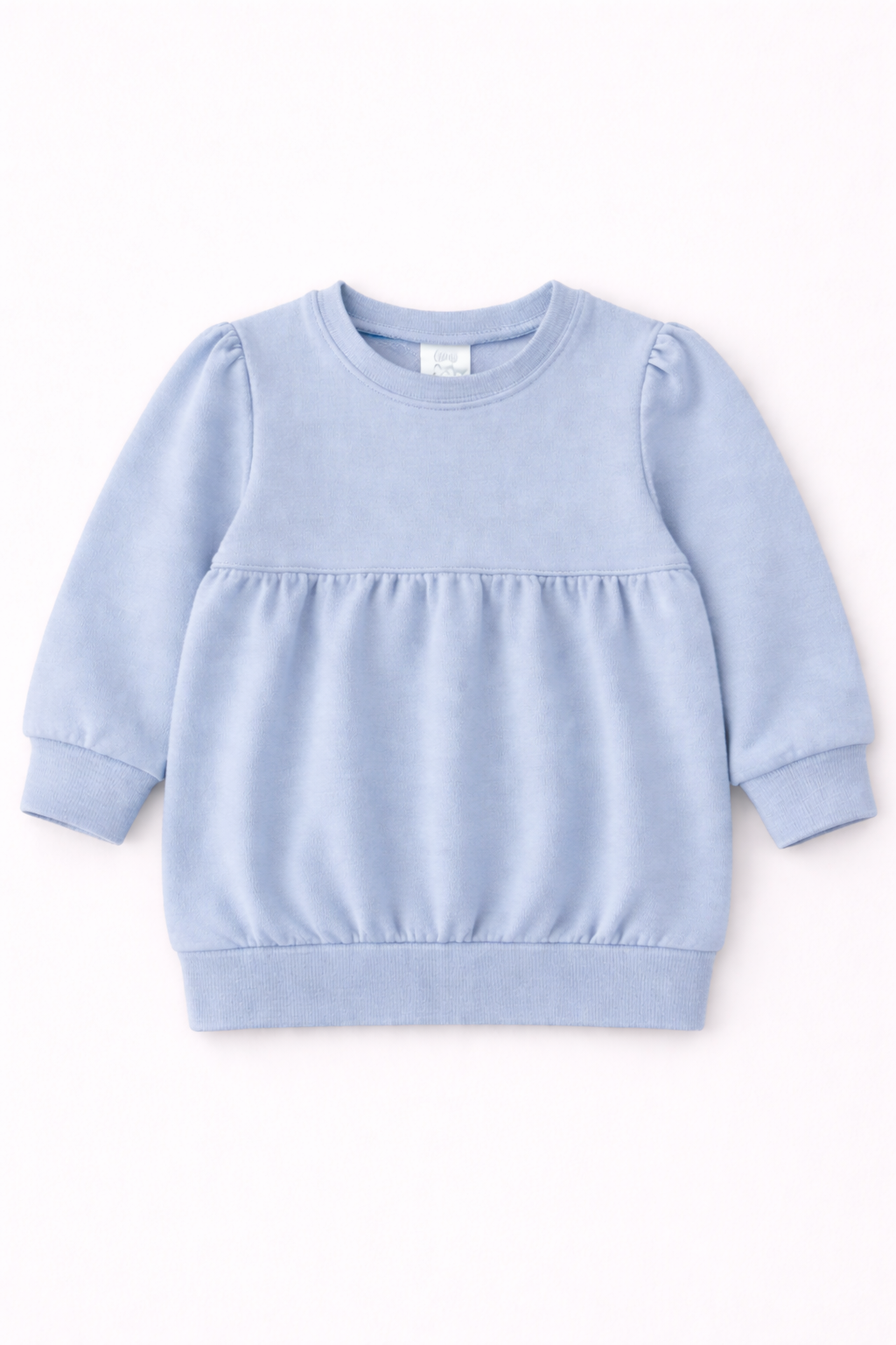 Bubble Sweatshirt – Girly Puff Sleeve | 10 Colors | Cotton Blank | Sizes 12M–12