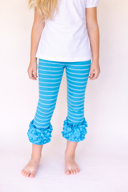 Girl's Pinstriped Ruffle Icings