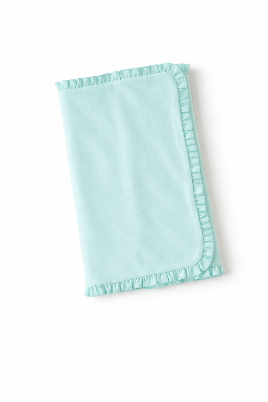 Ruffle Baby Burp Cloth -- Cotton & Chenille Boutique Blank | 7 Colors | Embroidery Ready