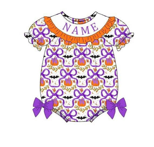 PO- CUSTOM Boo Bows & Pumpkins Bubble