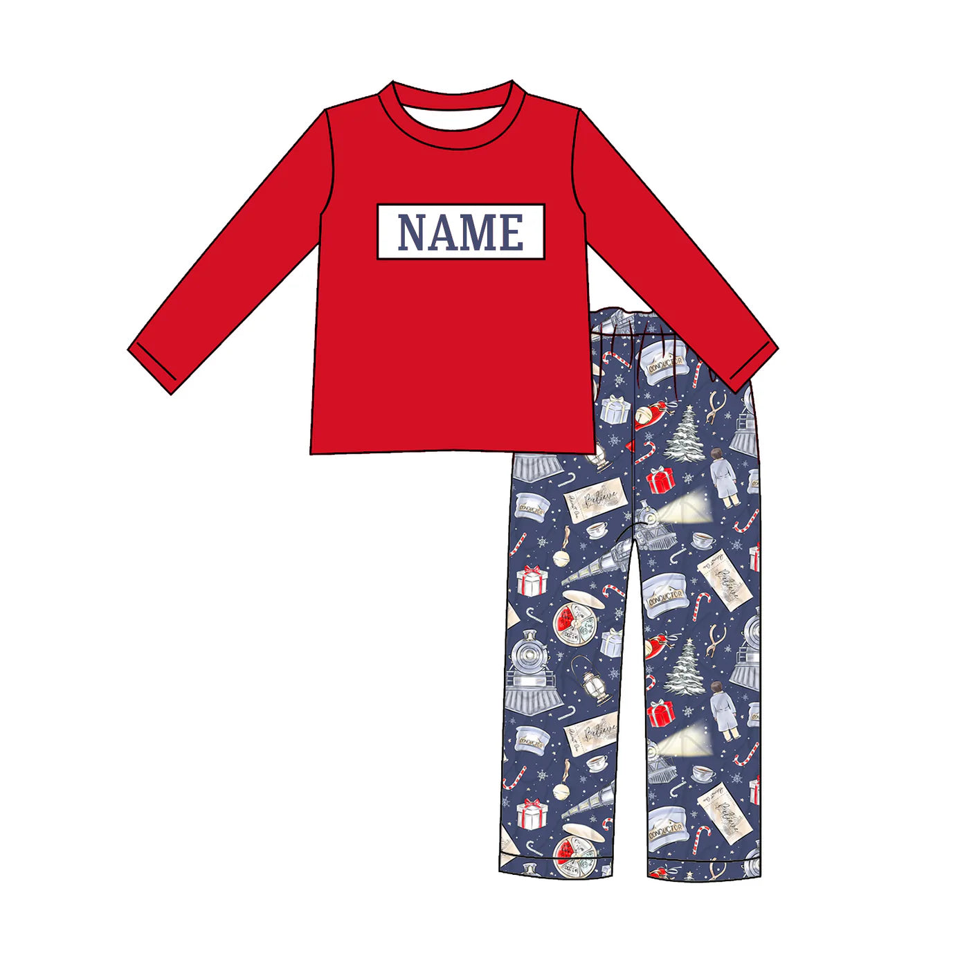 PO- CUSTOM Magic Ticket Boys Pants Set