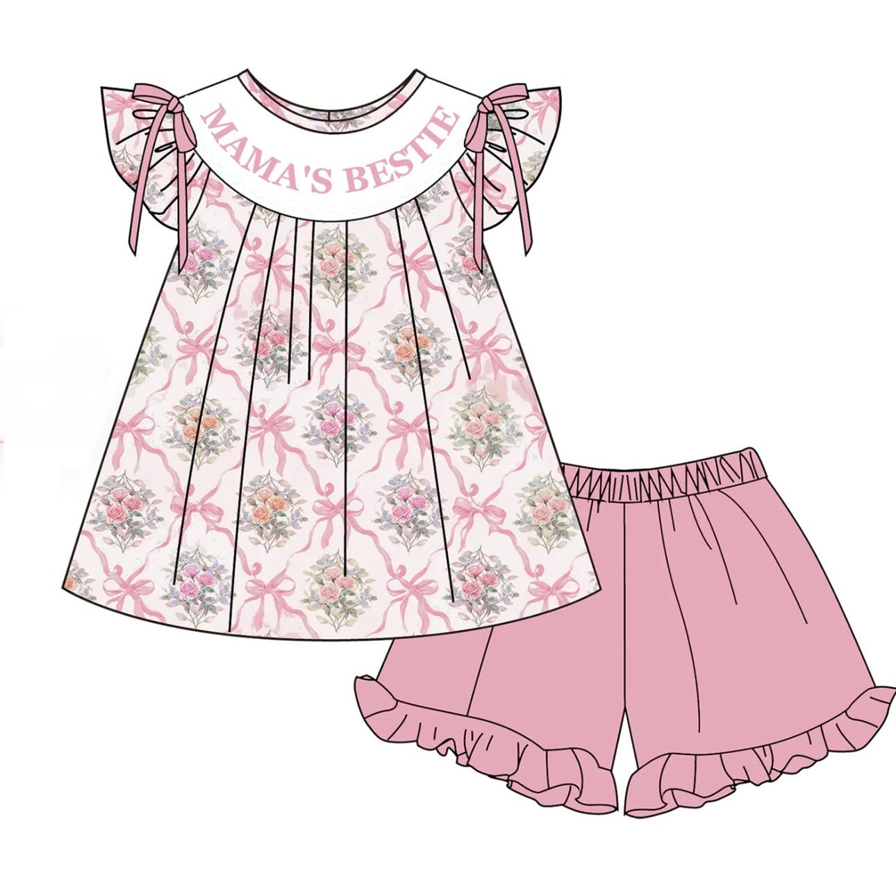 PO- MAMA'S BESTIE ROSE GARDEN SET