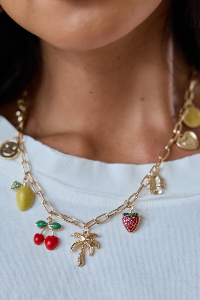 Fruit Charm Necklace SALE