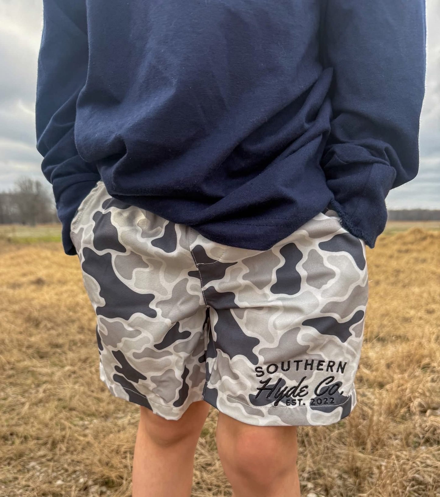 Southern Hyde Gray Camo Shorts