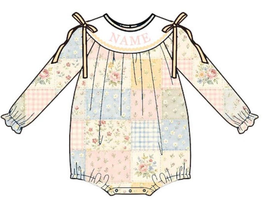 PO- CUSTOM Sweet Meadow Patchwork Bubble