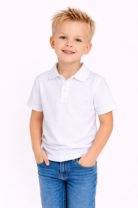 ARB Outlet  | Boy's Short Sleeve Polo Shirt | Embroidery Blank