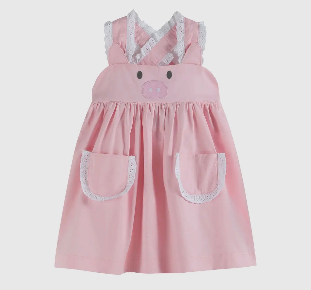 Pink & Lace Piggy Dress