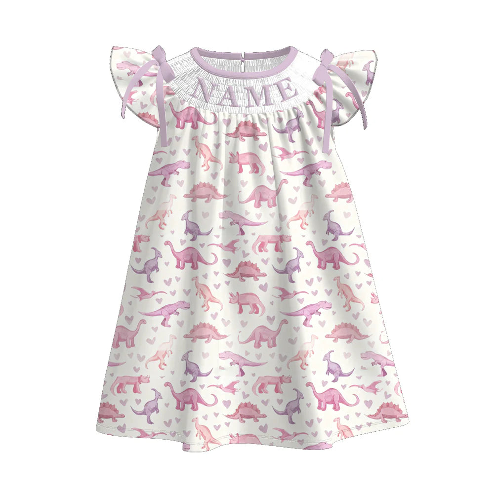 PO-CUSTOM girls Dino dress