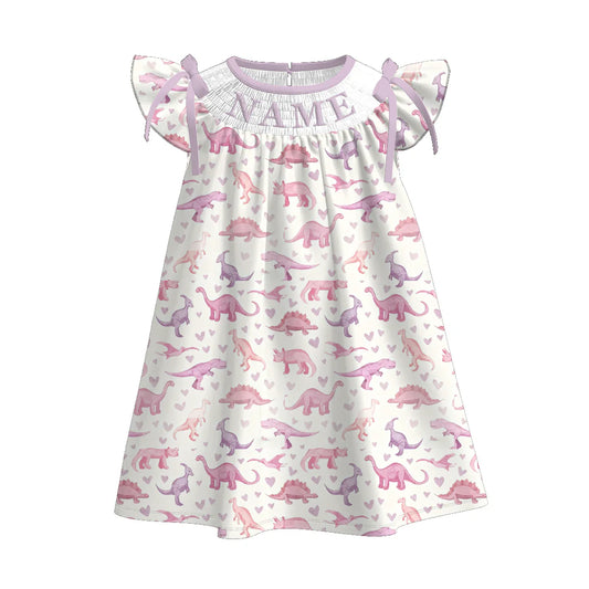 PO-CUSTOM girls Dino dress