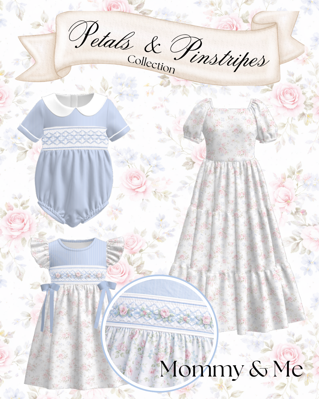 Petals & Pinstripes Collections