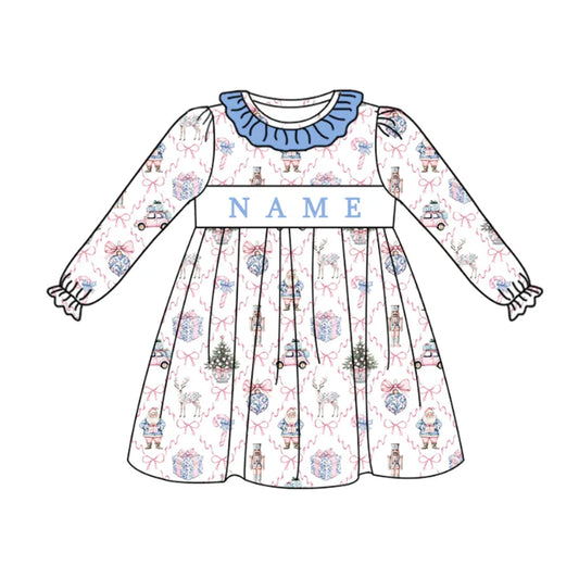 PO- CUSTOM Blue Heirloom Christmas Dress
