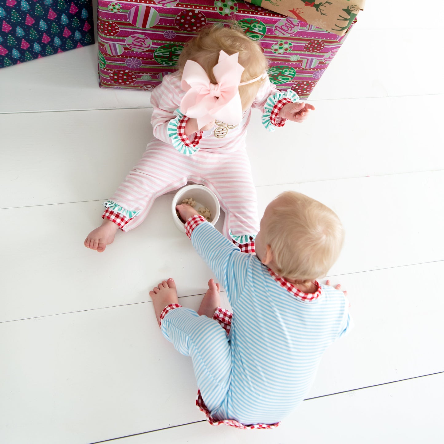 Boys Cookies For Santa Romper