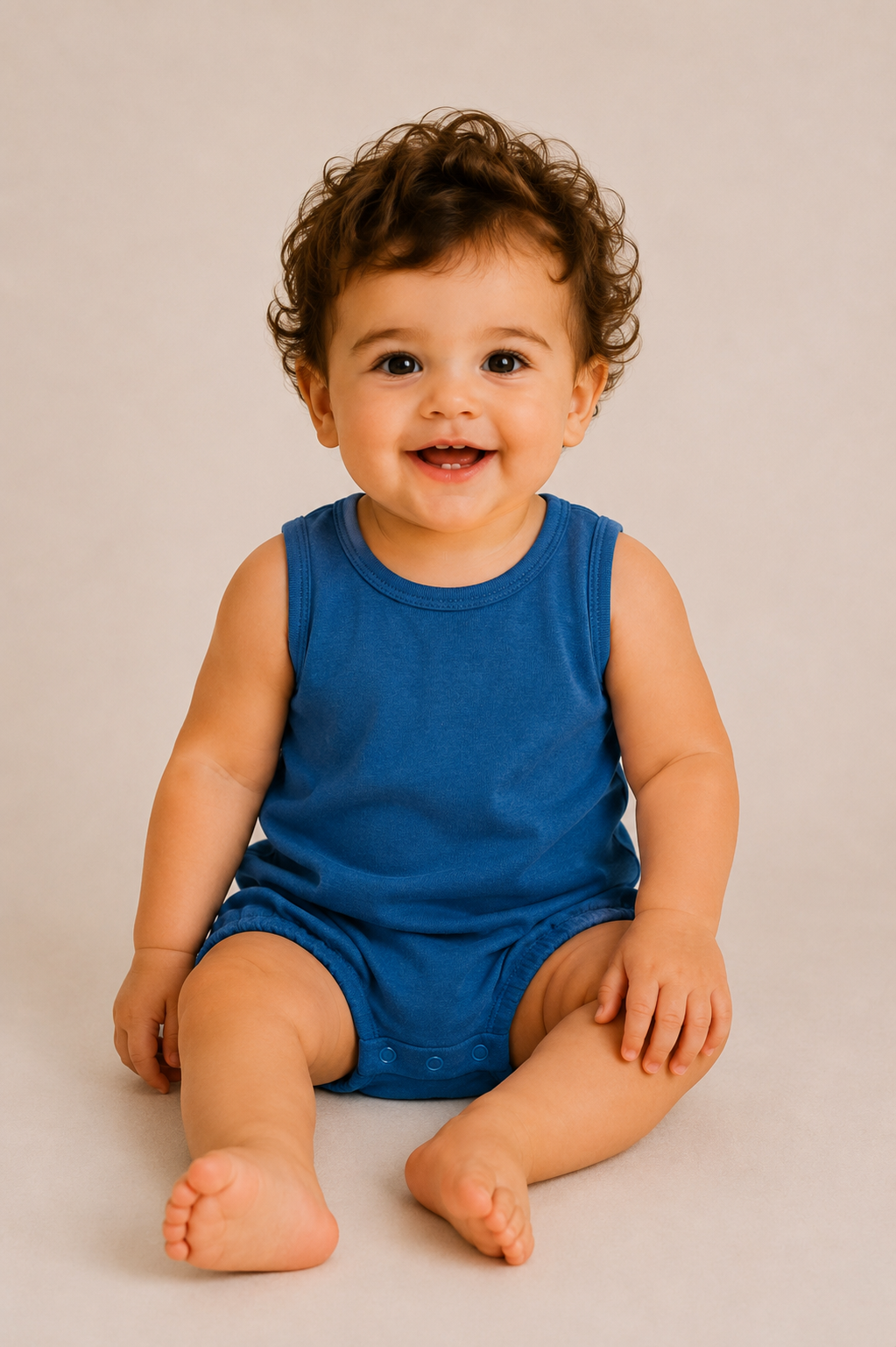 Unisex Baby Bubble Bodysuit – Cotton Blank for Embroidery & Boutique │ 4 Colors │ 3-6M–2T